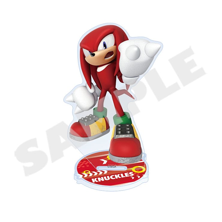 Sonic the Hedgehog acrylic stand - Knuckles with character base