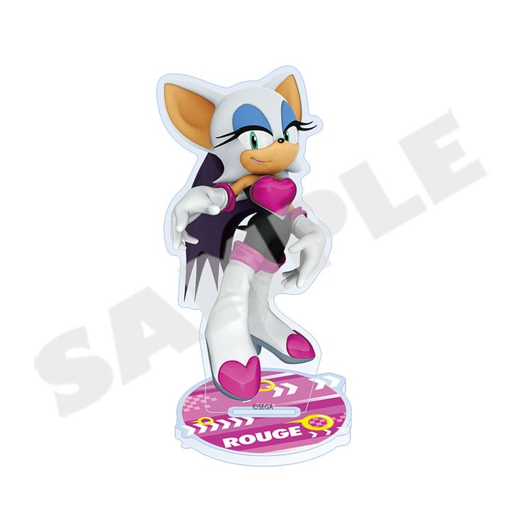 Sonic the Hedgehog acrylic stand - Rouge with character base