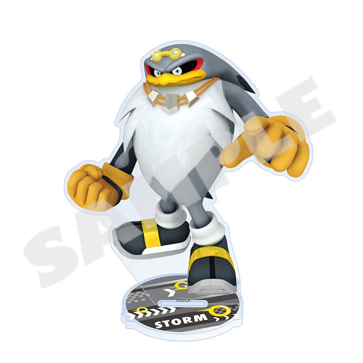 Sonic the Hedgehog acrylic stand - Storm with character base