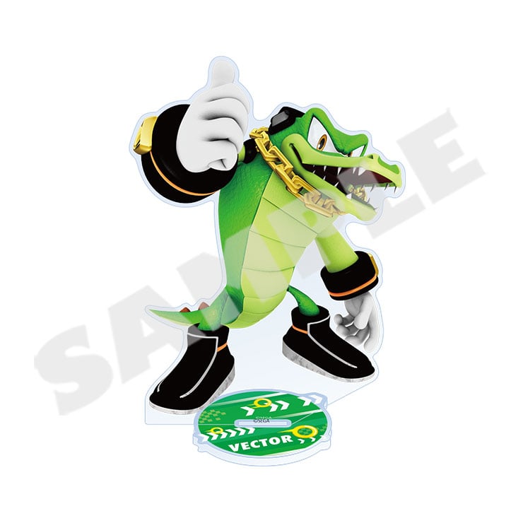 Sonic the Hedgehog acrylic stand - Vector with character base