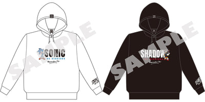 Sonic x Britto complete set of Sonic and Shadow hoodies
