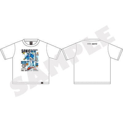 Sonic x Britto Sonic T-shirt front and back