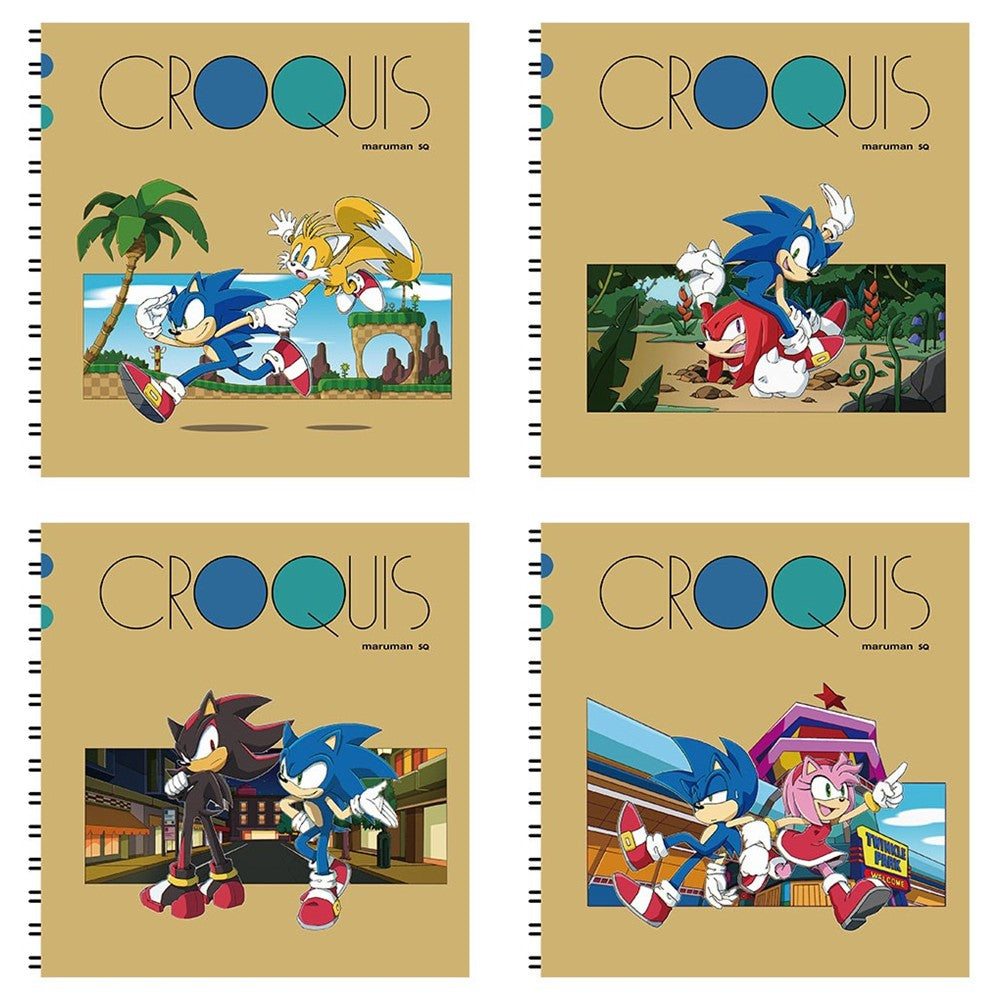 Sonic Wallpaper Cover Story sketchbooks - complete set of four designs