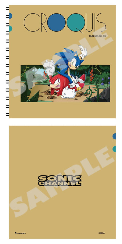 Sonic Wallpaper Cover Story sketchbooks - Sonic & Knuckles front and back