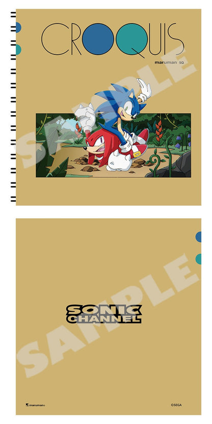 Sonic Wallpaper Cover Story sketchbooks - Sonic & Knuckles front and back