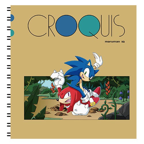 Sonic Wallpaper Cover Story sketchbooks - Sonic & Knuckles front