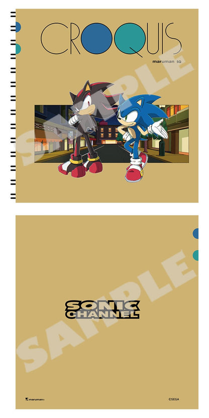 Sonic Wallpaper Cover Story sketchbooks - Sonic & Shadow front and back