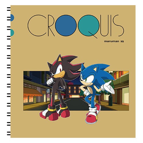 Sonic Wallpaper Cover Story sketchbooks - Sonic & Shadow front
