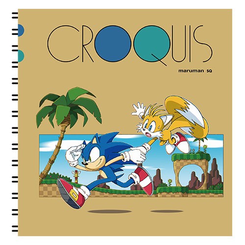 Sonic Wallpaper Cover Story sketchbooks - Sonic & Tails front
