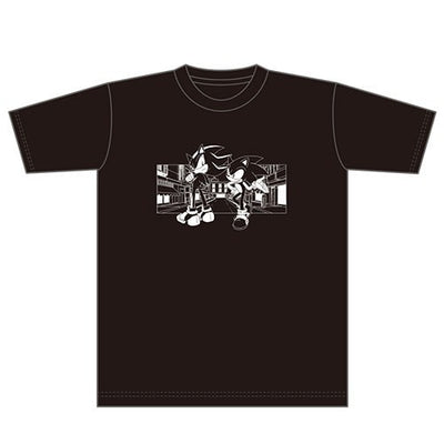 Sonic Wallpaper Cover Story tshirts - Sonic & Shadow front