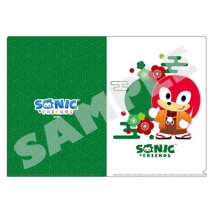 Sonic & Friends Winter Outing a4 clear files - Knuckles
