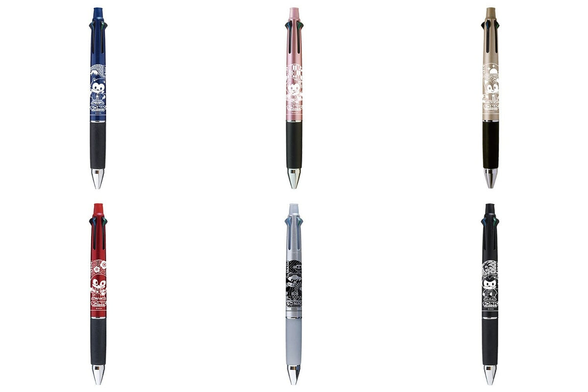 Sonic & Friends Winter Outing jetstream pens - six-model set
