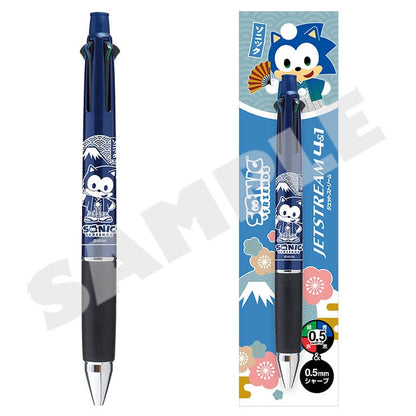 Sonic & Friends Winter Outing Jetstream pen - Sonic packaging and details