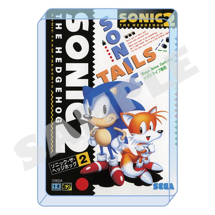 Sonic the Hedgehog 2 cover artwork acrylic block