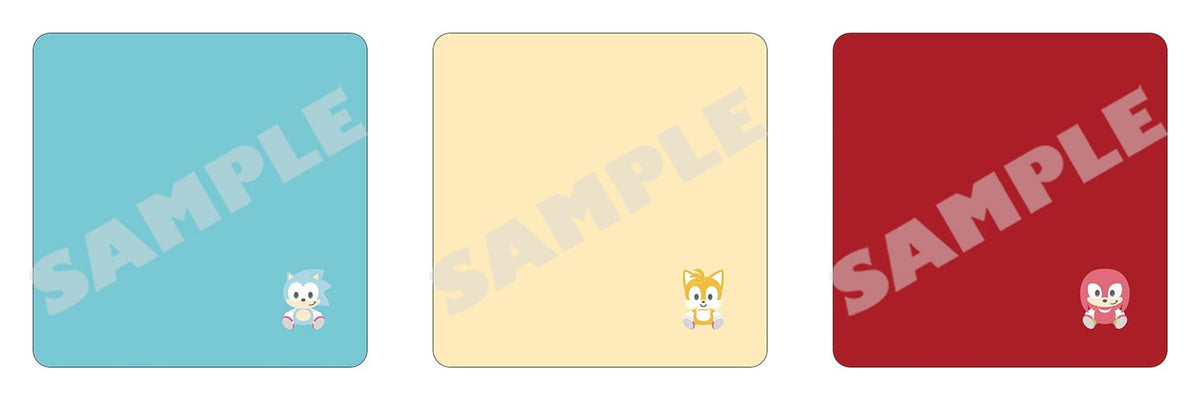 Sonic Home Series - Imabari Towel Handkerchiefs (3 Types) - complete set