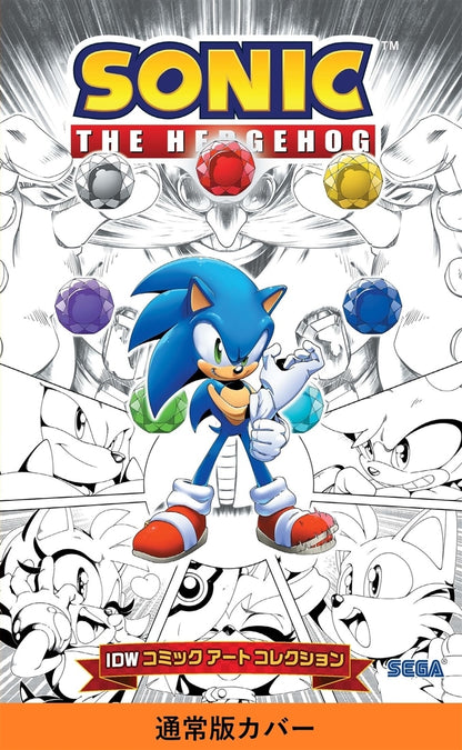 Sonic IDW Comic Art Collection Japanese regular edition cover