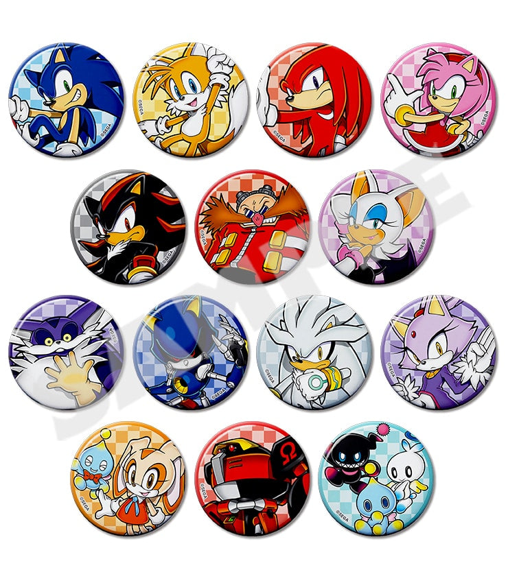 Sonic Basic Series complete 14-design badge box lineup