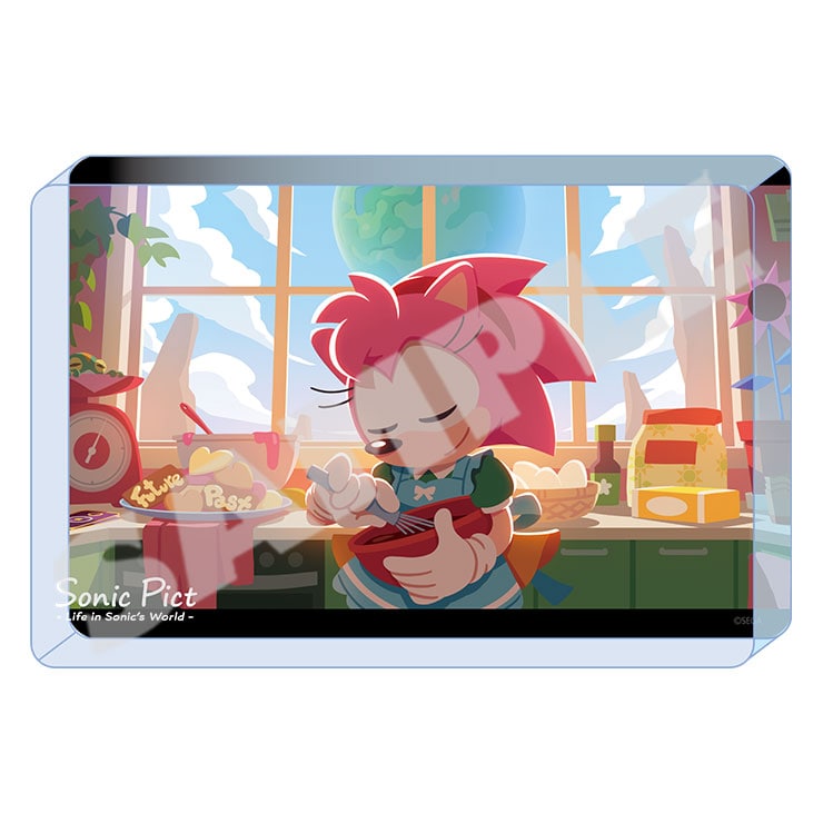 Sonic Pict 2023 February Amy acrylic block