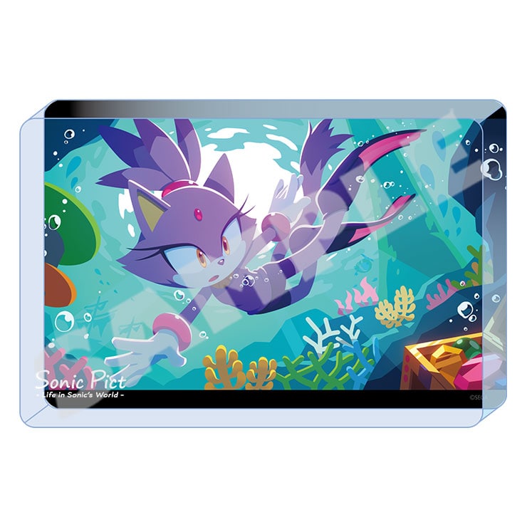 Sonic Pict 2023 August Blaze acrylic block