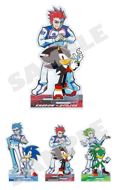 Sonic Racing CrossWorlds 2BRO x Sonic acrylic stands Shadow detail view