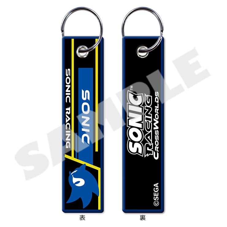 Sonic Racing CrossWorlds Sonic flight tag front and back