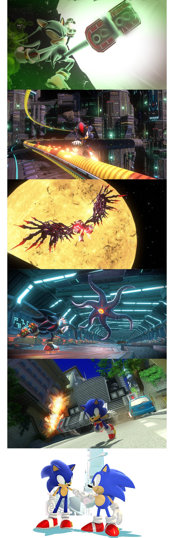 Sonic x Shadow Generations - Collector's Edition (Japanese) — official gameplay images