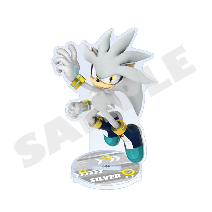 Sonic the Hedgehog - Silver Acrylic Stand, official alternate view