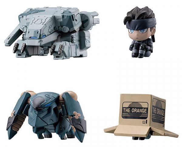 Metal Gear Series Machiboke - Complete Set Of 4 Types