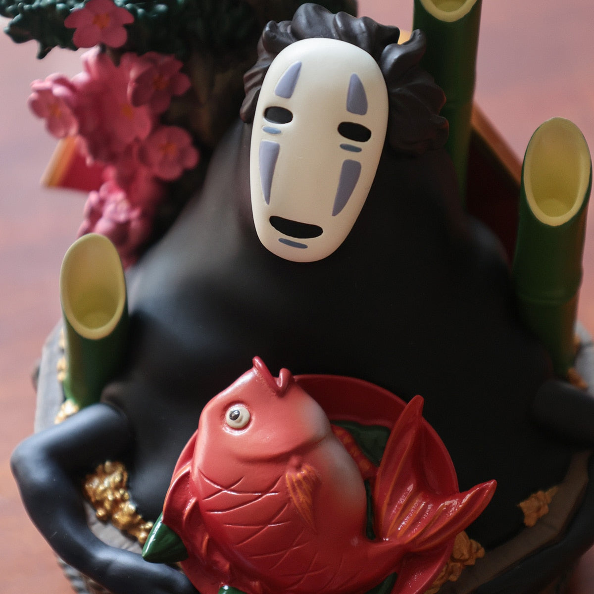 Spirited Away Auspicious No-Face Pine Bamboo and Plum Ornament - official view 3