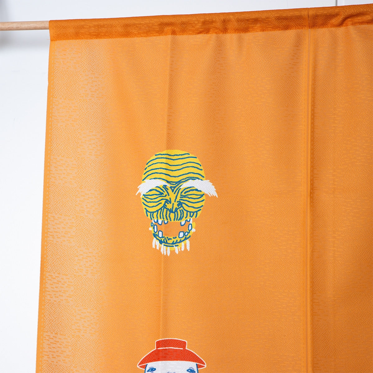 Spirited Away Bathhouse Noren Curtains (3 Types) - Yellow - Auspicious Spirits - official view 4