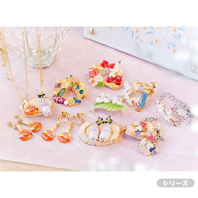 Spirited Away Boh Mouse and Fly-Bird Pierced Earrings - official view 5