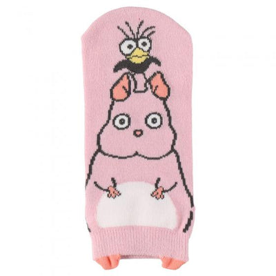 Spirited Away Character Sneaker Socks 23-25 cm (3 Types) - Boh and Fly-Bird Purple - official view 1