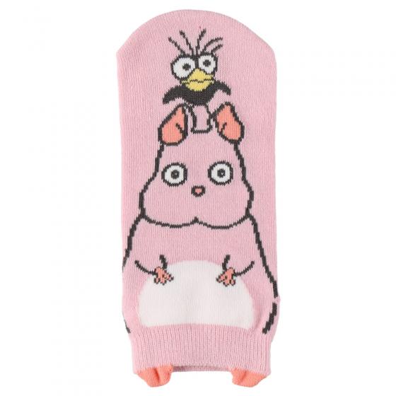 Spirited Away Character Sneaker Socks 23-25 cm (3 Types) - Boh and Fly-Bird Purple - official view 1