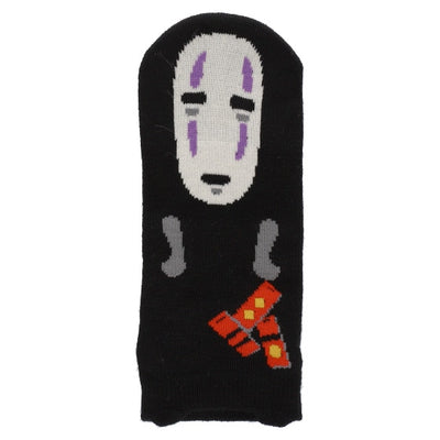 Spirited Away Character Sneaker Socks 23-25 cm (3 Types) - No-Face Black - official view 3