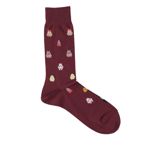 Spirited Away Fukuske 140th Anniversary All-Over Socks 25-27 cm - official view 2
