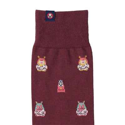 Spirited Away Fukuske 140th Anniversary All-Over Socks 25-27 cm - official view 3