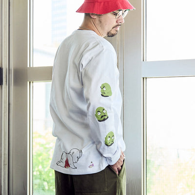 Spirited Away GBL Kashira Long-Sleeve T-Shirt - official view 3
