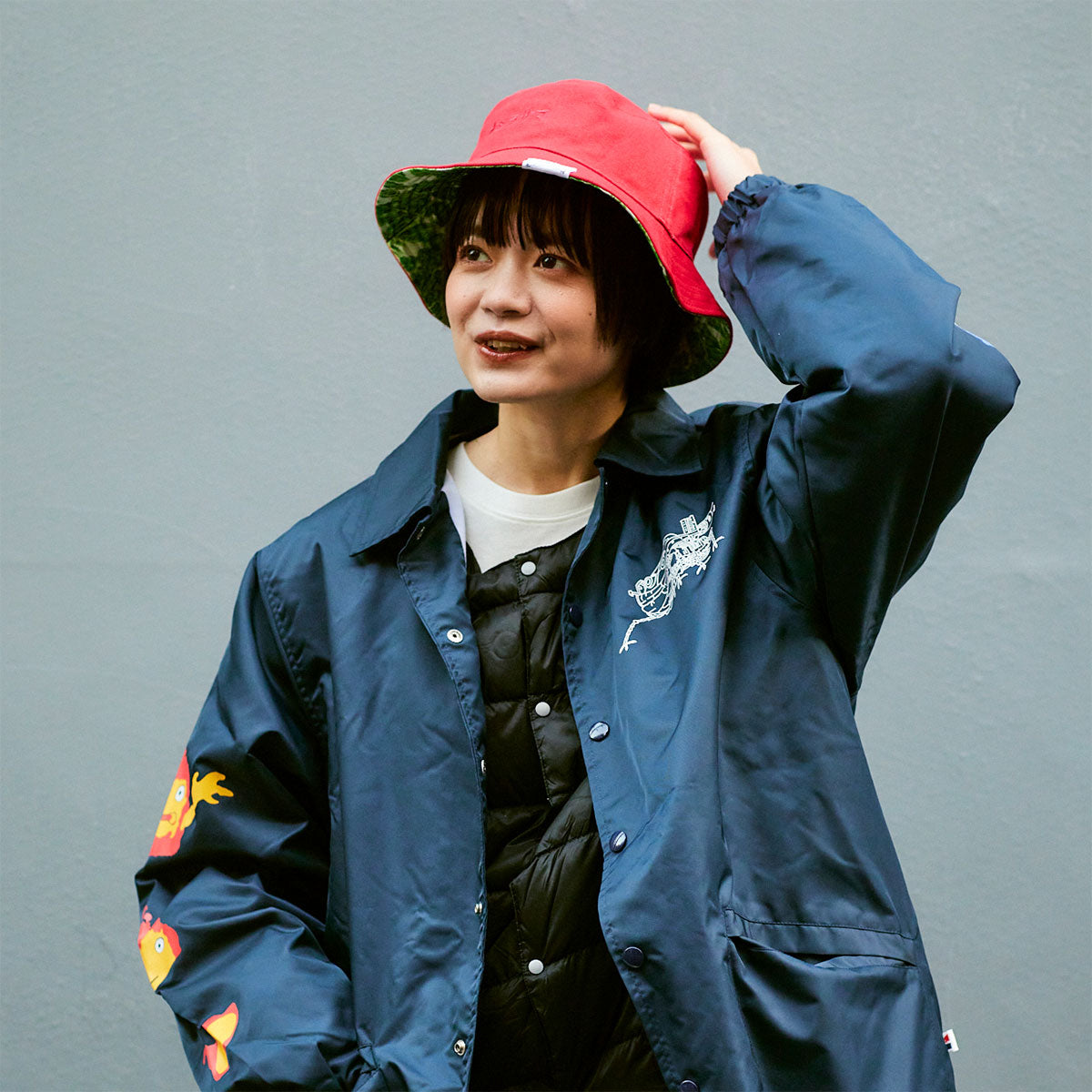 Spirited Away GBL Oshira-sama Bucket Hat - official view 4