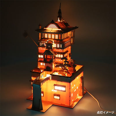 Spirited Away ki-gu-mi Wooden Model - Aburaya Bathhouse - official view 10