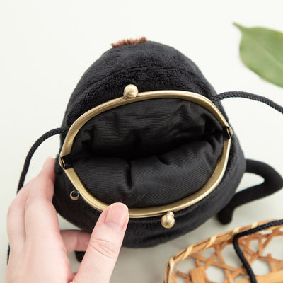 Spirited Away - Munching No-Face Plush Clasp Pouch - official view 3