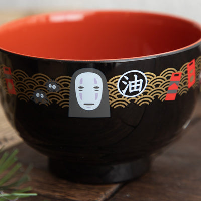 Spirited Away No-Face Lacquer-Style Soup Bowl N2 - official view 2