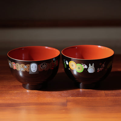 Spirited Away No-Face Lacquer-Style Soup Bowl N2 - official view 6