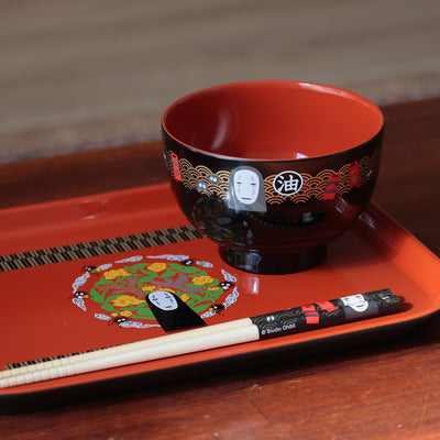 Spirited Away No-Face Lacquer-Style Soup Bowl N2 - official view 10