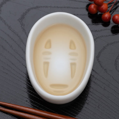 Spirited Away No-Face Porcelain Soy Sauce Dish - official view 1