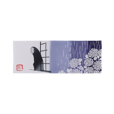 Spirited Away No-Face Rainy Night Chusen Tenugui - official view 7