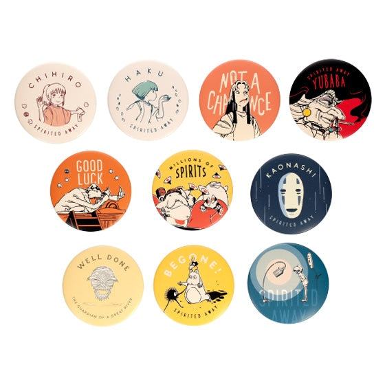 Spirited Away - Scene Can Badge Collection, Sealed Box of 10 - RANDOM - official view 3