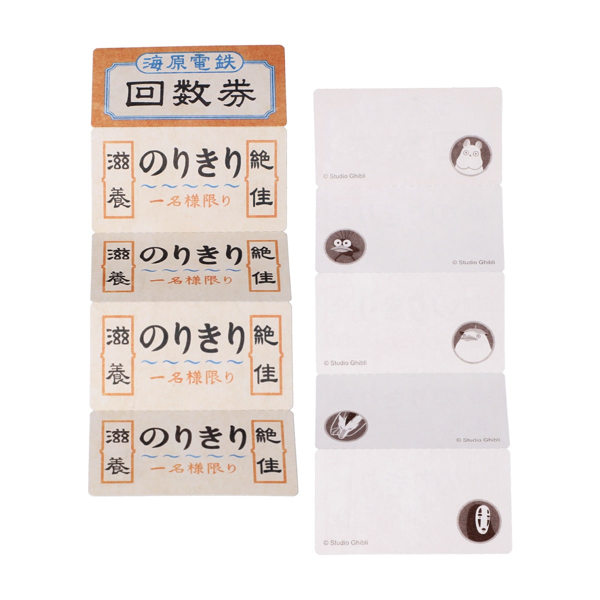 Spirited Away Sea Railway Ticket Memo Notes - official view 9