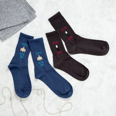 Spirited Away Socks - Logo - Black - official product view 6