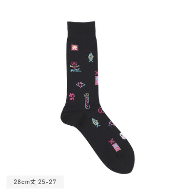 Spirited Away Socks - Neon All-Over Pattern - official product view 4