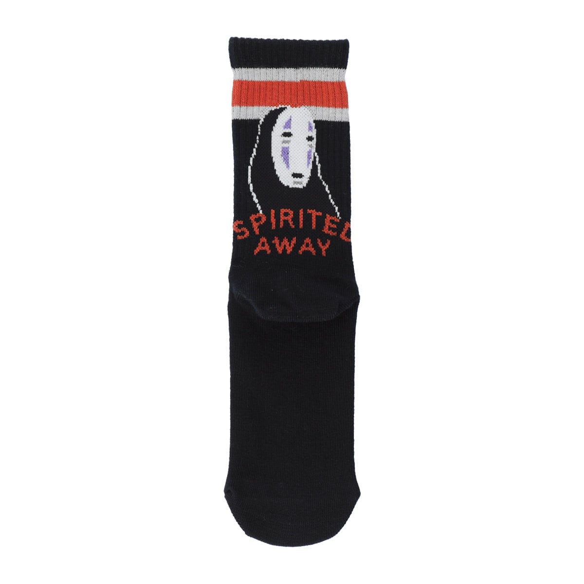 Spirited Away Socks - No-Face American Rib Crew - 26110480 - official product view 1